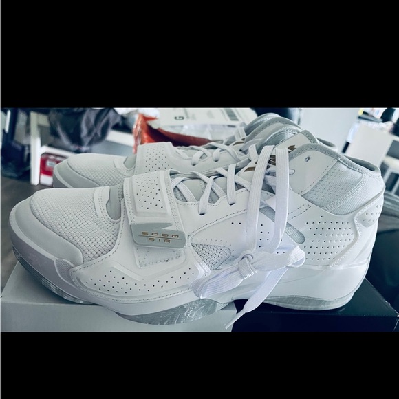 SOLD.  Size 11 Brand New Mens White Jordans Paid $130 - Picture 4 of 6